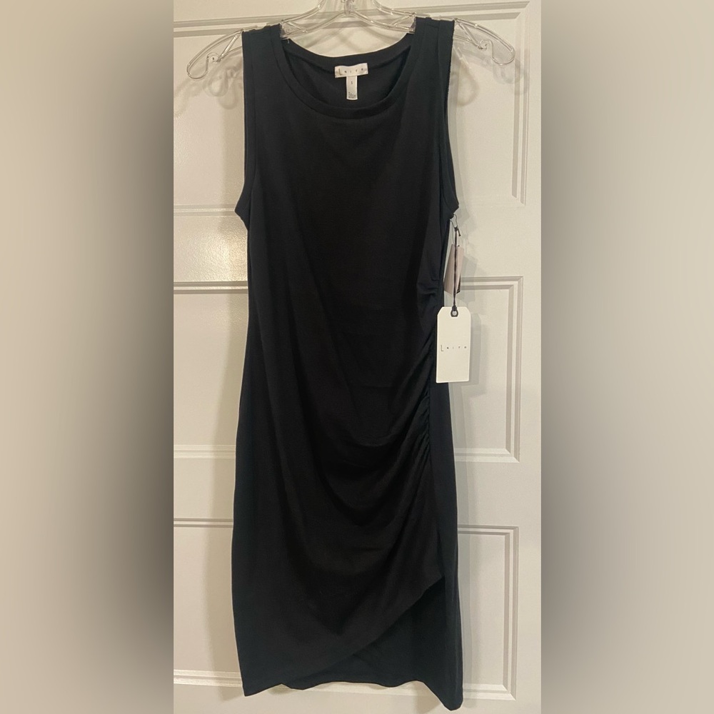 Nordstrom Leith Black Dress, NWT, small - Picture 8 of 8